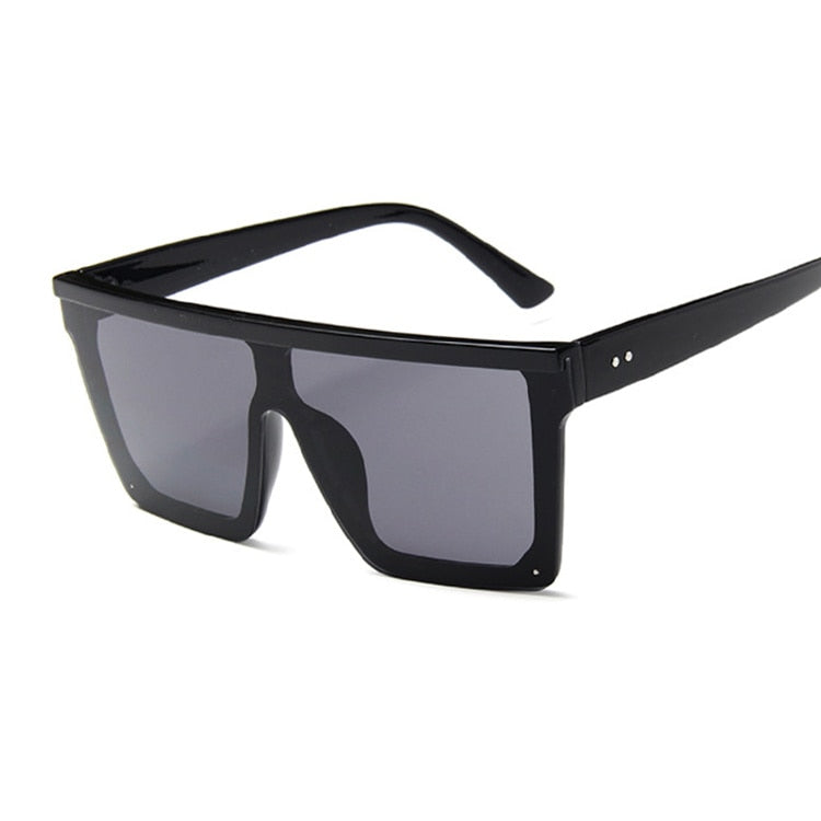 Oversized Shades Sunglasses Men Black Fashion Square Sun Glasses Male Vintage Retro Glasses Female Women Lentes De Sol Hombre
