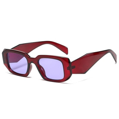 Brand Designer Women Sunglasses 2022 Vintage Ladies Irregular Square Sun Glasses Men Women UV Protection Outdoor Shades Eyewear