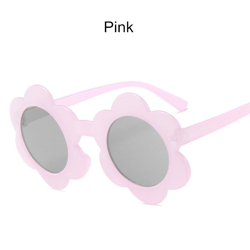 Vintage Kids Sunglasses Child Sun Glasses Round Flower Gafas Baby Children UV400 Sport Sunglasses Girls Boys Oculos De Sol