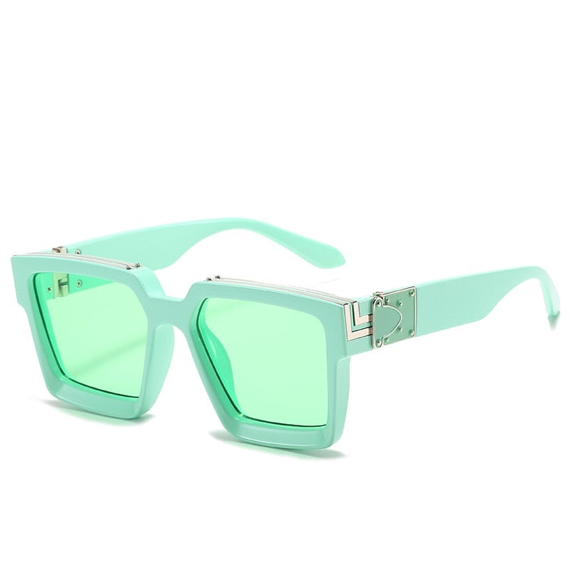 CRIXALIS Fashion Steampunk Sunglasses Women 21 Colors Luxury Brand Square Anti-glare Driving Sun Glasses For Men zonnebril dames