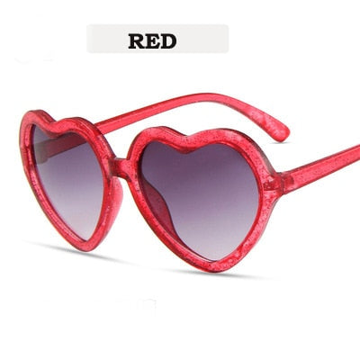 Fashion Brand Heart Kids Sunglasses Children Retro Cute Pink Cartoon Sun Glasses Frame Girls Boys Baby Sunglasses UV400 Eyewear