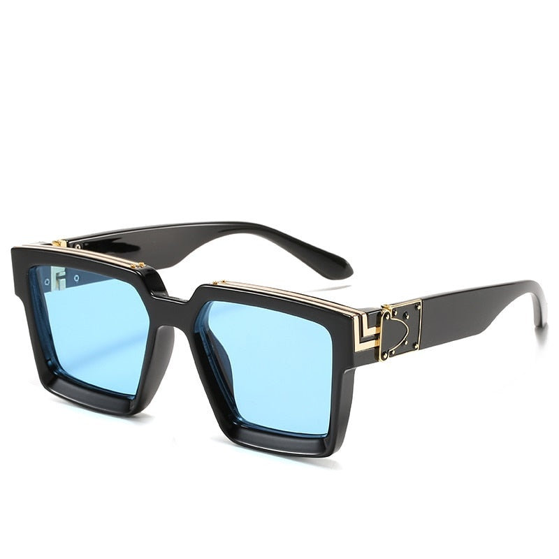 CRIXALIS Fashion Steampunk Sunglasses Women 21 Colors Luxury Brand Square Anti-glare Driving Sun Glasses For Men zonnebril dames