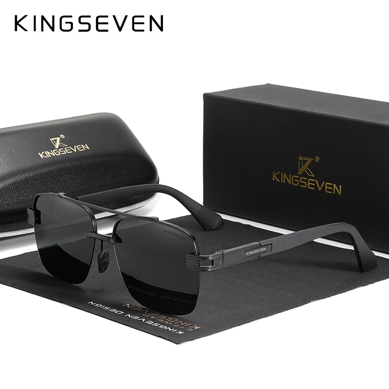 KINGSEVEN 2022 Brand New Design Sunglasses For Men Polarized Gradient Sun glasses Women Men Square Retro Eyewear Okulary