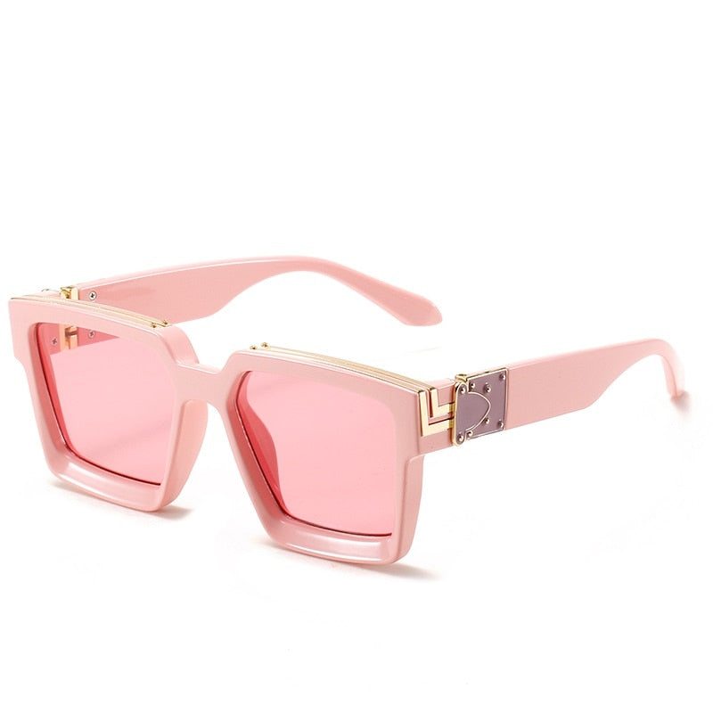 ZFYCOL Steampunk Sunglasses Men 2023 Luxury Brand Designer Retro Trend Sunglasses Women Square Anti-Glare Driving Glasses Male