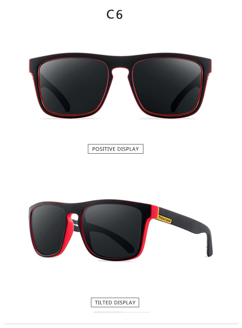 DJXFZLO 2022 New Fashion Guy's Sun Glasses Polarized Sunglasses Men Classic Design Mirror Square Ladies Sun Glasses Women