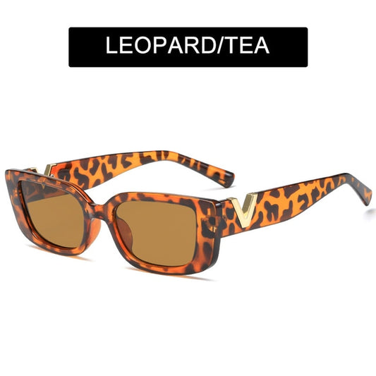 HOOBAN Cat Eye Sunglasses | Women | UV400 Luxury V-Shape Rectangle Classic Driving Fashion