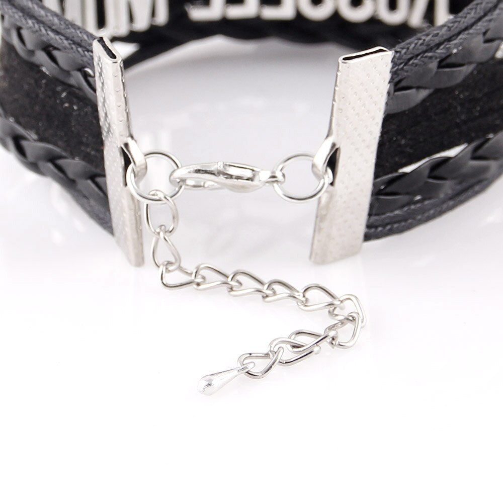 Little MingLou 7 colors Infinity love ROTTWEILER bracelet dog paw charm leather wrap men bracelets & bangles for women jewelry