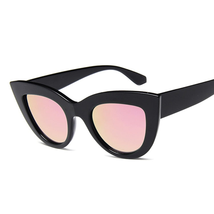 Cat Eye Fashion Sunglasses Woman Vintage Luxury Brand Designer Black Glasses Sun Glasses For female UV400 Eyewear Shades