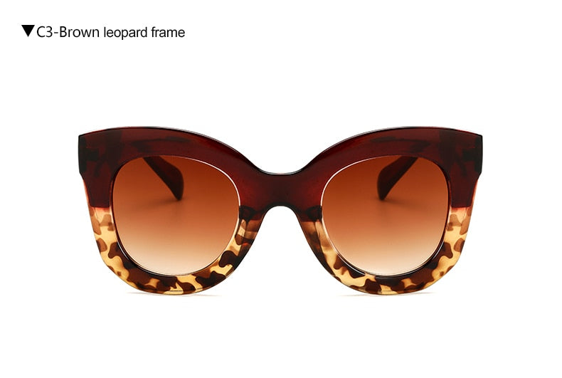 LongKeeper Cat Eye Vintage Sunglasses Women 2020 Fashion Leopard Sun Glasses Sexy Ladies Eyewears UV400 Goggles Oval Glasses