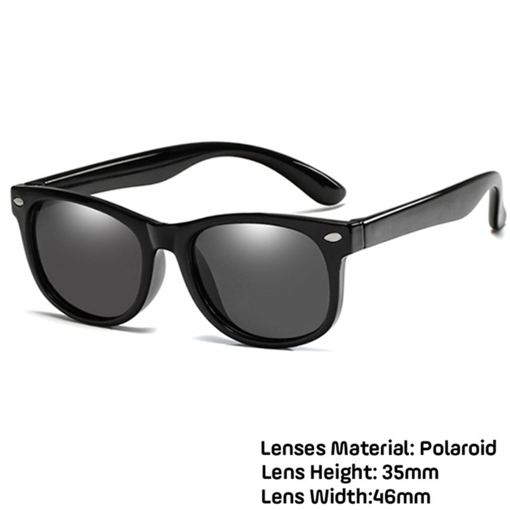 LongKeeper Kids Polarized Sunglasses TR90 Boys Girls Sun Glasses Silicone Safety Glasses Gift For Children Baby UV400 Eyewear