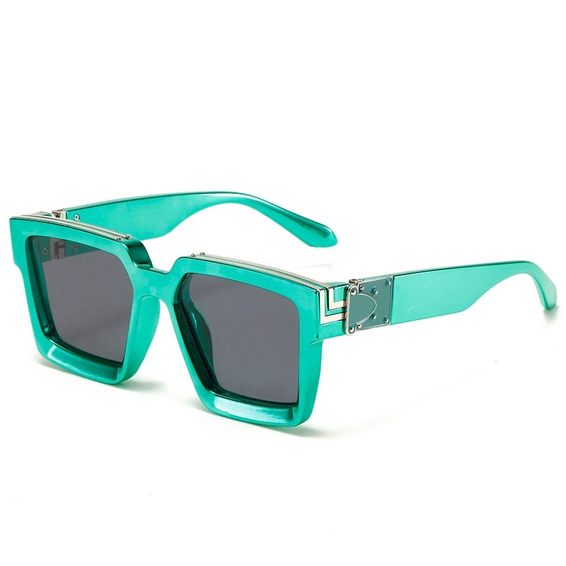 CRIXALIS Fashion Steampunk Sunglasses Women 21 Colors Luxury Brand Square Anti-glare Driving Sun Glasses For Men zonnebril dames