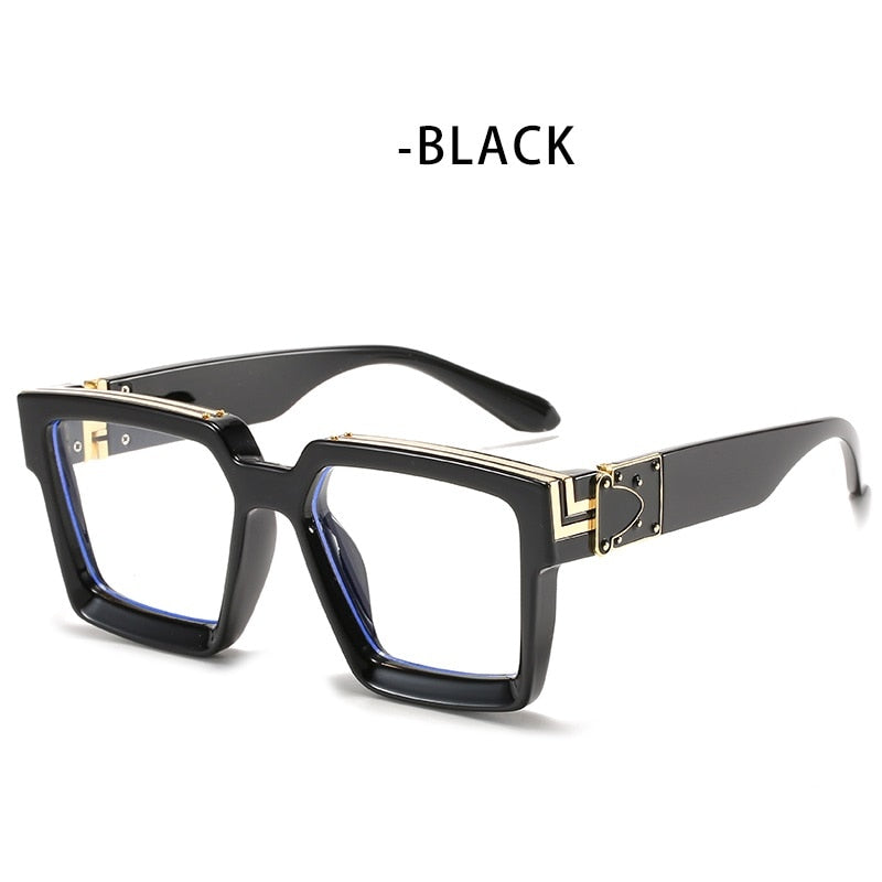 ZFYCOL Steampunk Sunglasses Men 2023 Luxury Brand Designer Retro Trend Sunglasses Women Square Anti-Glare Driving Glasses Male