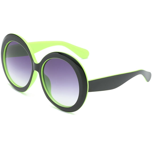 LeonLion Round Oversized Sunglasses | Women & Men | UV400 Vintage Oval Luxury Fashion