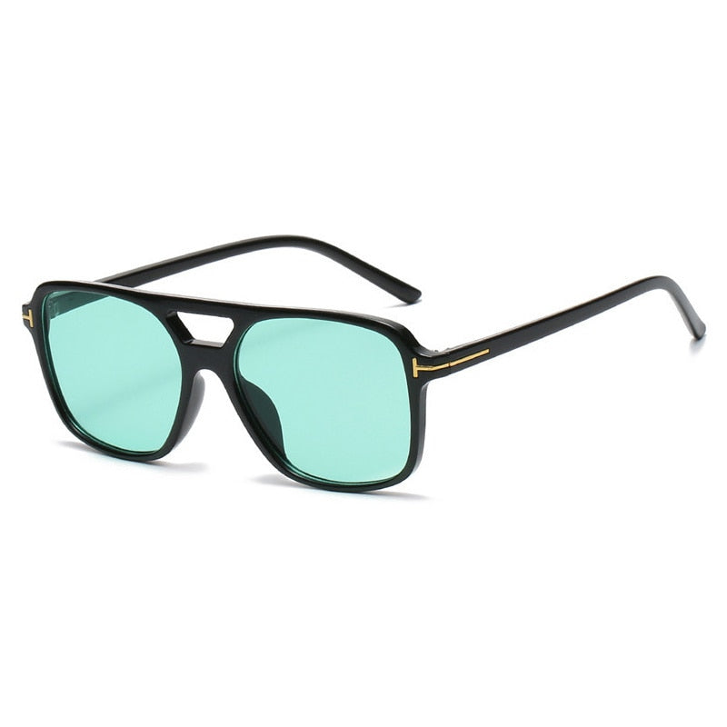 Vintage Square Sunglasses Women Retro Brand Mirror Sun Glasses Female Black Yellow Fashion Candy Colors Oculos De Sol Feminino