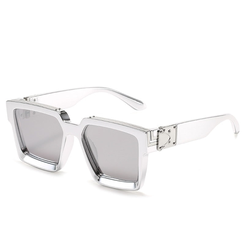 CRIXALIS Fashion Steampunk Sunglasses Women 21 Colors Luxury Brand Square Anti-glare Driving Sun Glasses For Men zonnebril dames