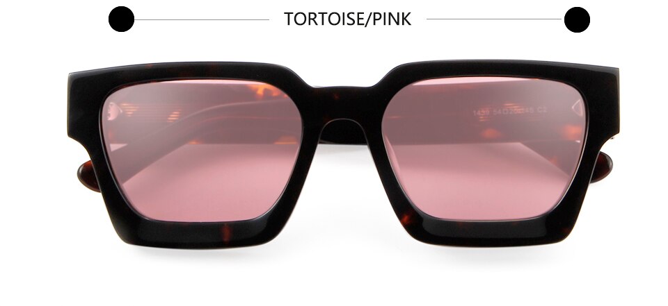 High Thick Acetate Men Sunglasses Square Women Yellow Pink Oculos De Sol Masculino Punk Designer Oversized Eyewear Shades UV400