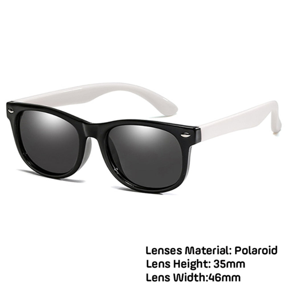 LongKeeper Kids Polarized Sunglasses TR90 Boys Girls Sun Glasses Silicone Safety Glasses Gift For Children Baby UV400 Eyewear