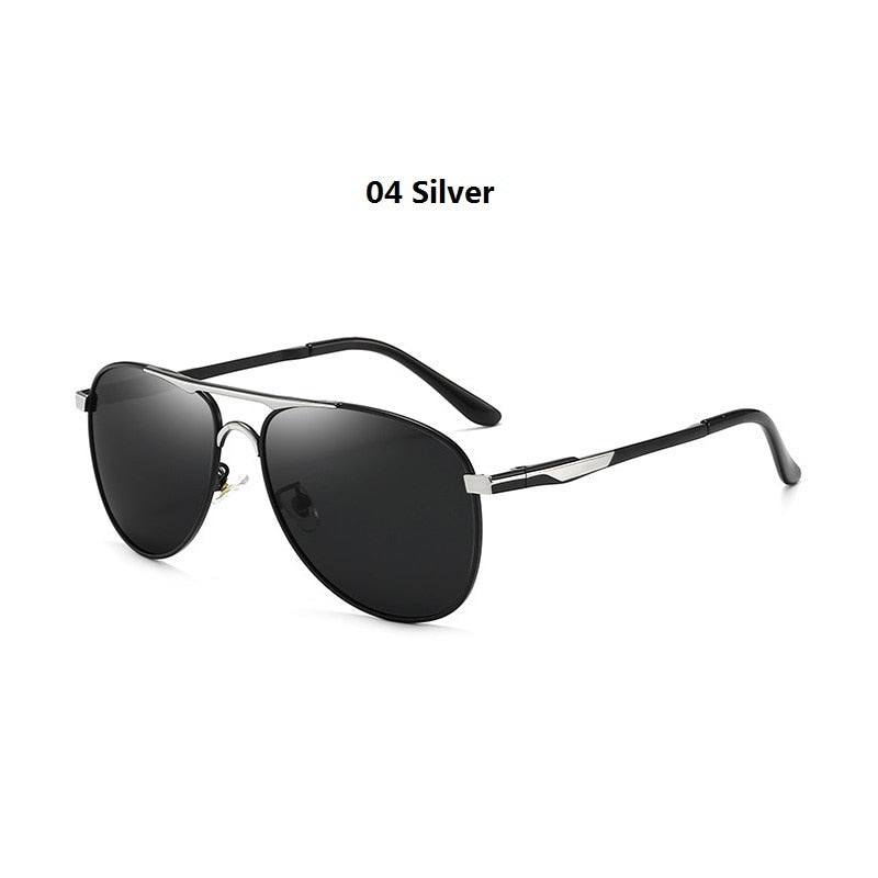 Luxury Pilot Polarized Sunglasses Men Women Driving Fishing Retro Sun Glasses Brand Designer Male Metal Sunglasses For Man UV400