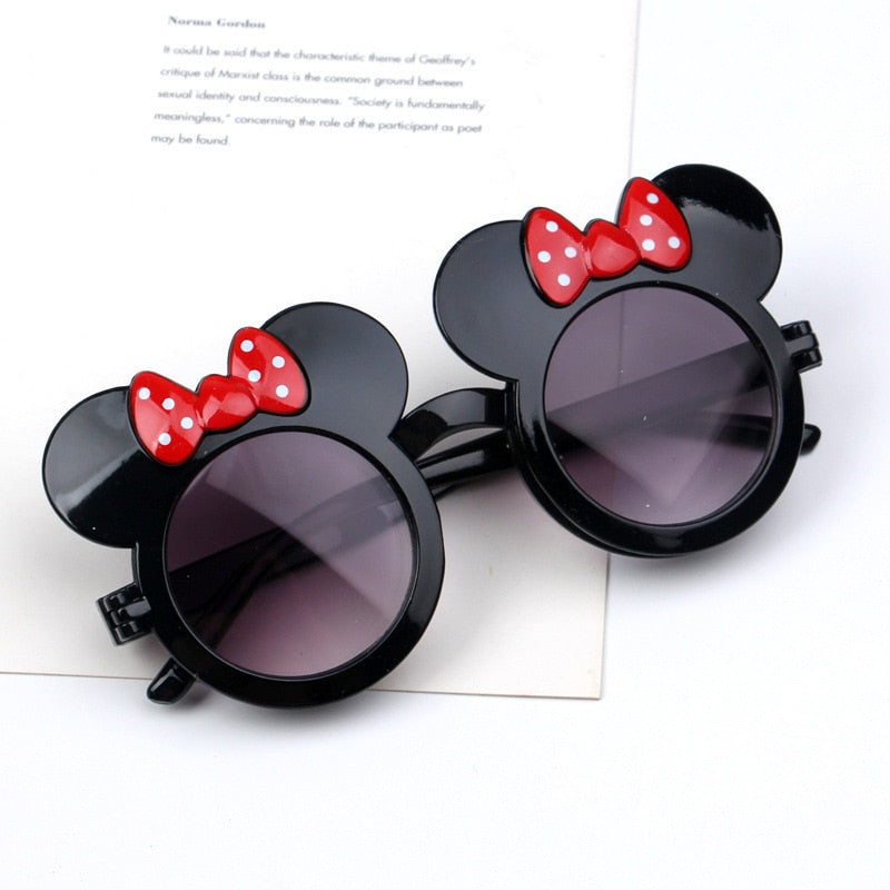 2021 Cartoon Lovely Kids Sunglasses Bear Shape Frame Girls Children Sun Glasses Round Street Beat Baby Boy Eyeglasses Cute Shade