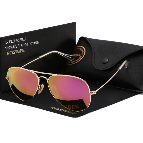 Metal frame Glass Lens Aviation Brand Unisex Women Men Sunglasses Design Banned Male Mirror Gafas Vintage Man Shades Sun Glasses
