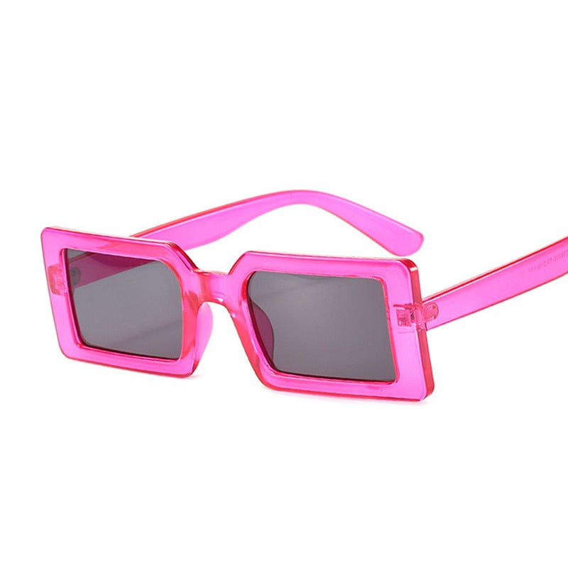 Retro Square Jelly Color Women's Sunglasses