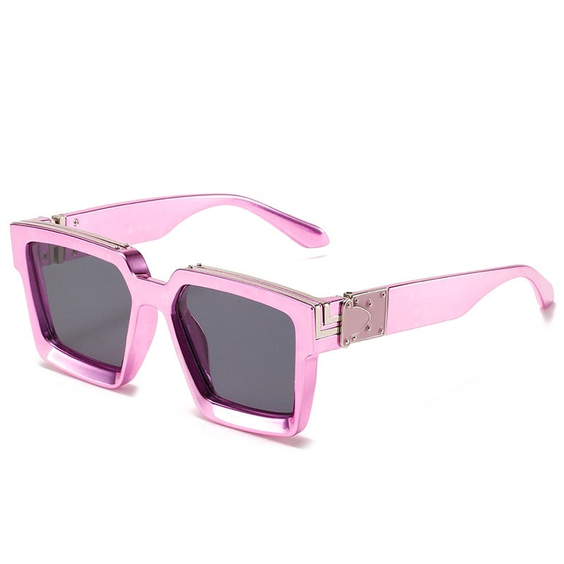 CRIXALIS Fashion Steampunk Sunglasses Women 21 Colors Luxury Brand Square Anti-glare Driving Sun Glasses For Men zonnebril dames