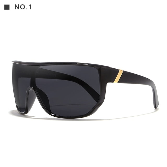 KDEAM Happy Oversized Men Sunglasses With Designer Box Fashion Big Sun Glasses Women anteojos de sol UV400