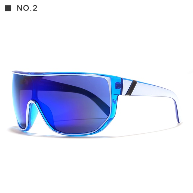 KDEAM Happy Oversized Men Sunglasses With Designer Box Fashion Big Sun Glasses Women anteojos de sol UV400