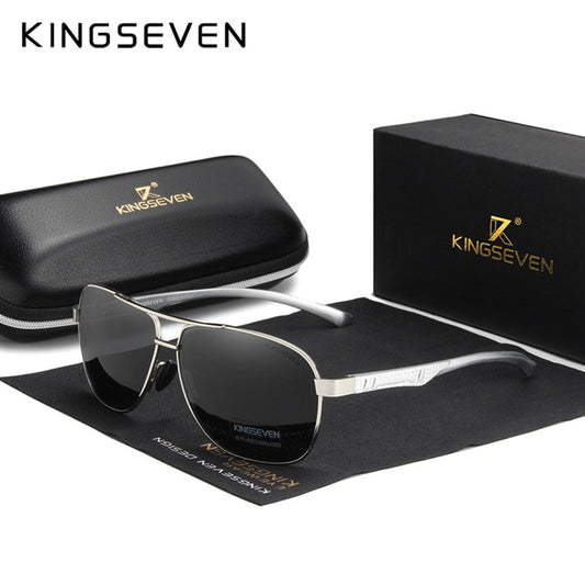 KINGSEVEN Aluminum Mirror Polarized Sunglasses – Men & Women