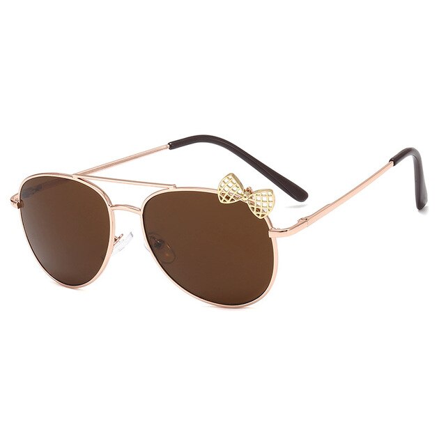 Kids Sunglasses Metal Frame Bow Children Sun Glasses Fashion Gilrs Outdoor Goggles Party Eyewear Cute Style Eyeglasses