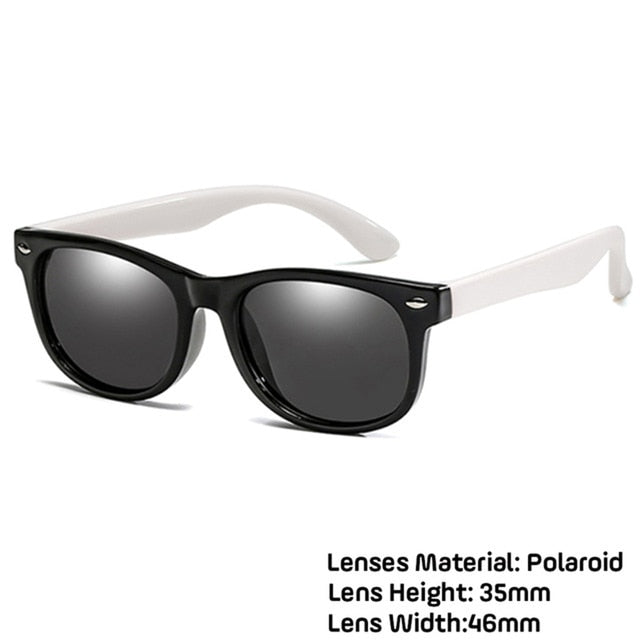 LongKeeper Kids Polarized Sunglasses TR90 Boys Girls Sun Glasses Silicone Safety Glasses Gift For Children Baby UV400 Eyewear