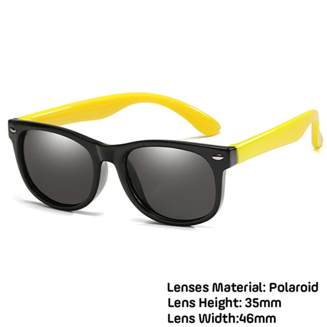 LongKeeper Kids Polarized Sunglasses TR90 Boys Girls Sun Glasses Silicone Safety Glasses Gift For Children Baby UV400 Eyewear