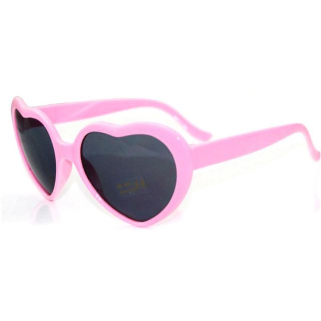 Love Heart Shape Sunglasses Love Special Effects To Watch The Light Change Into A Heart-shaped Glasses At Night Sunglasses