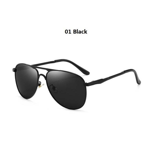Luxury Pilot Polarized Sunglasses Men Women Driving Fishing Retro Sun Glasses Brand Designer Male Metal Sunglasses For Man UV400