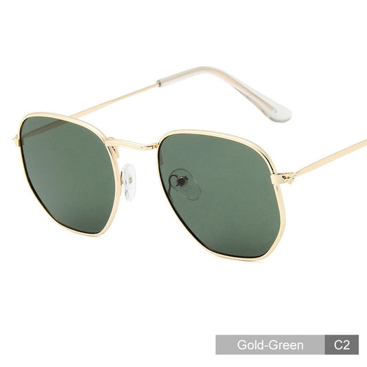 MADELINY Retro Mirror Sunglasses | Women | Luxury Vintage Black UV400 Fashion