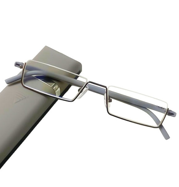 May Flower TR90 Presbyopic Glasses Man Blue Light Reading Glasses Men Metal Square Glasses For Sight Plus Lenses +1.75+2.25+2.75
