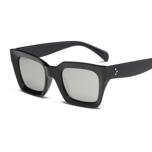 Luxury Oversized Square Sunglasses | Women | UV400 Vintage Big Frame Black Fashion Shades
