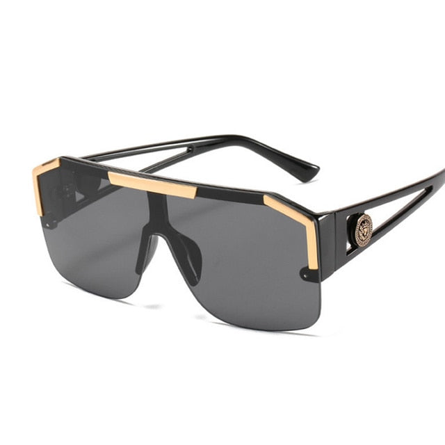 New Luxury Oversized Men Sunglasses Brand Designer Sun Glasses For Women Fashion Gradient Square Shades