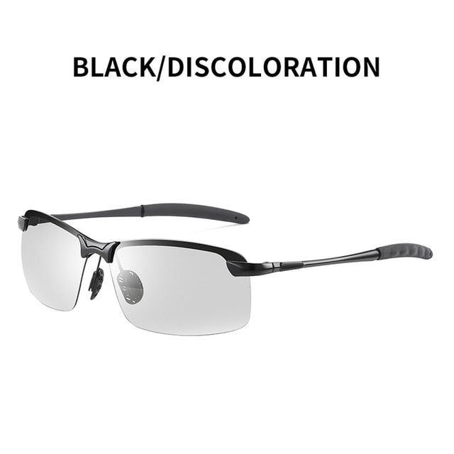 Photochromic Sunglasses Men Polarized Driving Chameleon Glasses Male Change Color Sun Glasses Day Night Vision Driver's Eyewear