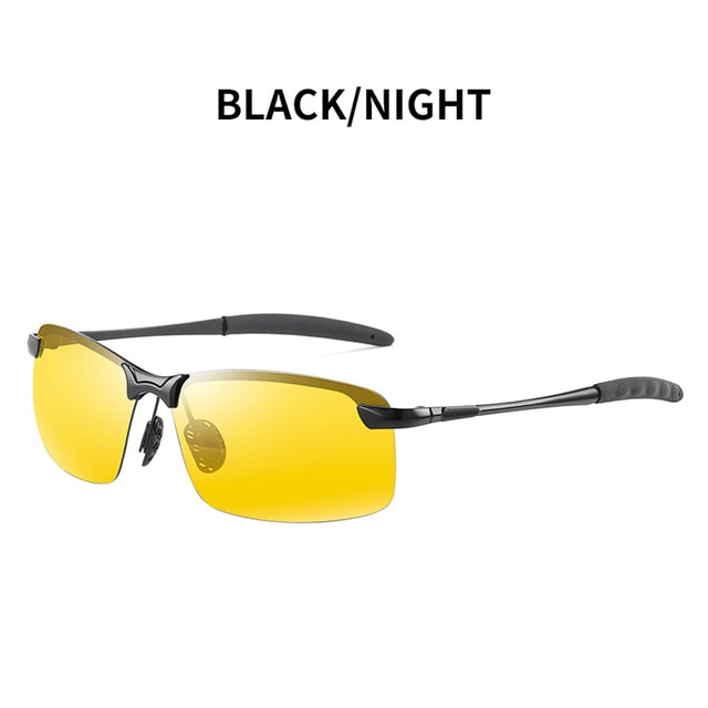 Photochromic Sunglasses Men Polarized Driving Chameleon Glasses Male Change Color Sun Glasses Day Night Vision Driver's Eyewear