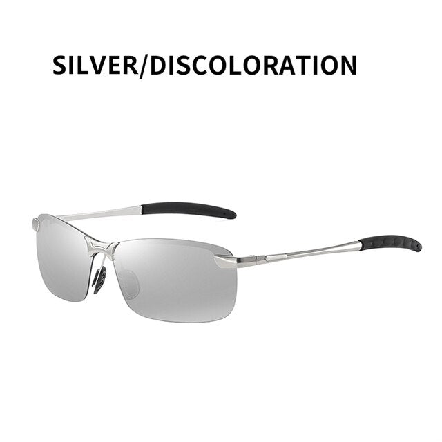 Photochromic Sunglasses Men Polarized Driving Chameleon Glasses Male Change Color Sun Glasses Day Night Vision Driver's Eyewear