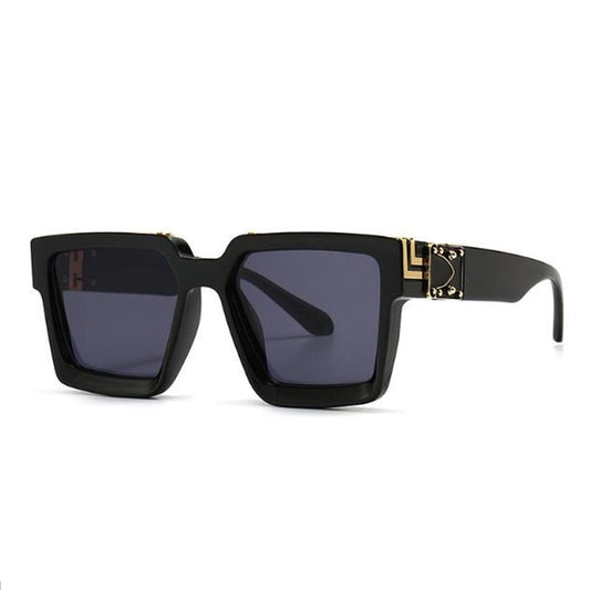 Retro Square Sunglasses Women Men Oversized Sun Glasses Luxury Brand Designer Eyeglasses For Female Vintage Shades Gafas