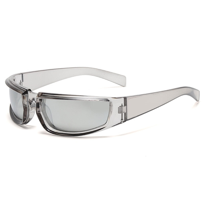 Y2K Sports Punk Sunglasses Women Men 2022 Luxury Brand Designer Square Goggle Sun Glasses UV400 Colorful Mirror Fashion Eyewear