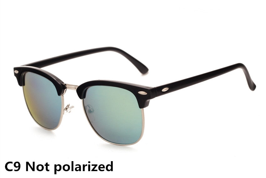 Classic Polarized Sunglasses Men Women Retro Brand Designer High Quality Vintage Sun Glasses Female Male Fashion Mirror Sunglass