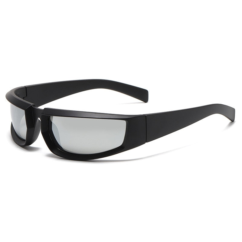 Y2K Sports Punk Sunglasses Women Men 2022 Luxury Brand Designer Square Goggle Sun Glasses UV400 Colorful Mirror Fashion Eyewear