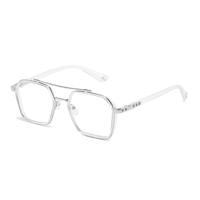 Myopia glasses men's trend domineering flat glasses no degree anti-blue light radiation student glasses goggles