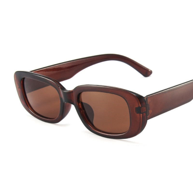 2022 New Square Eyewear Fashion Vintage Sunglasses Women Brand Designer Retro Rectangle Sun Glasses Female Ins Popular Colorful
