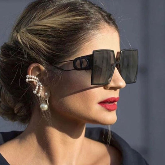 Retro Double Bridge Sunglasses | Women & Men | UV400 Gradient Hollow Trending Driving Fashion