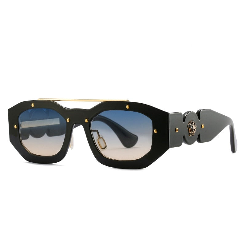 Hot Sale New Arrival Popular Small Polygon Frame Men and Women Sunglasses with Luxury Brand Design For Unisex Eyewear Glasses
