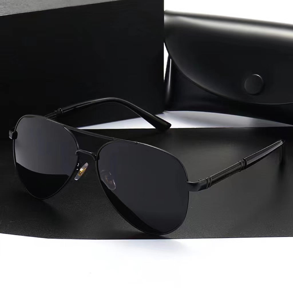 New Luxury Men's Polarized Sunglasses Driving Sun Glasses For Men Women Brand Designer Male Vintage Black Glasses UV400 Eyewear